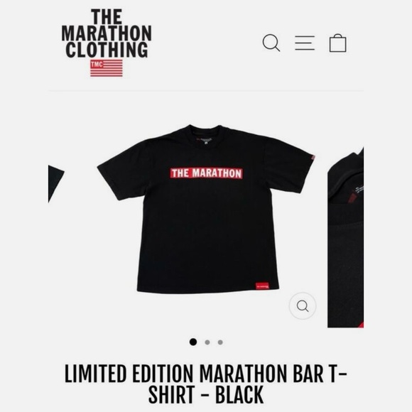 *LIMITED EDITION* The Marathon Clothing Black T-Shirt - Picture 1 of 6